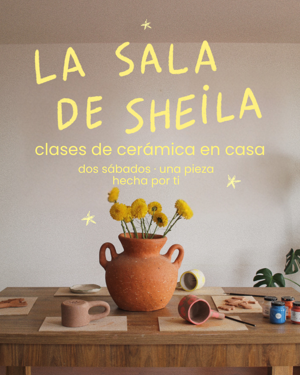 La sala de Sheila (clases de cerámica en Bogotá)