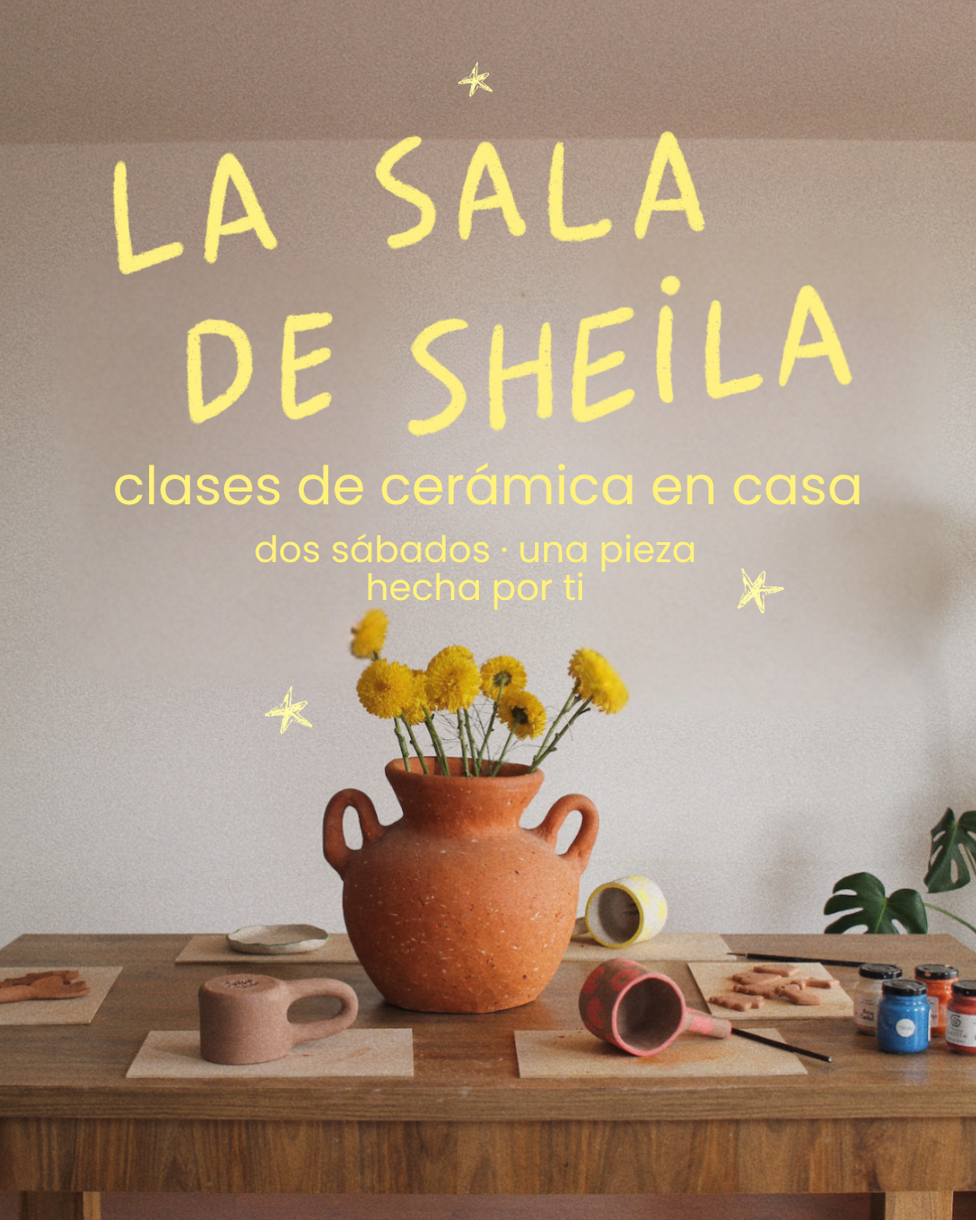 La sala de Sheila (clases de cerámica en Bogotá)