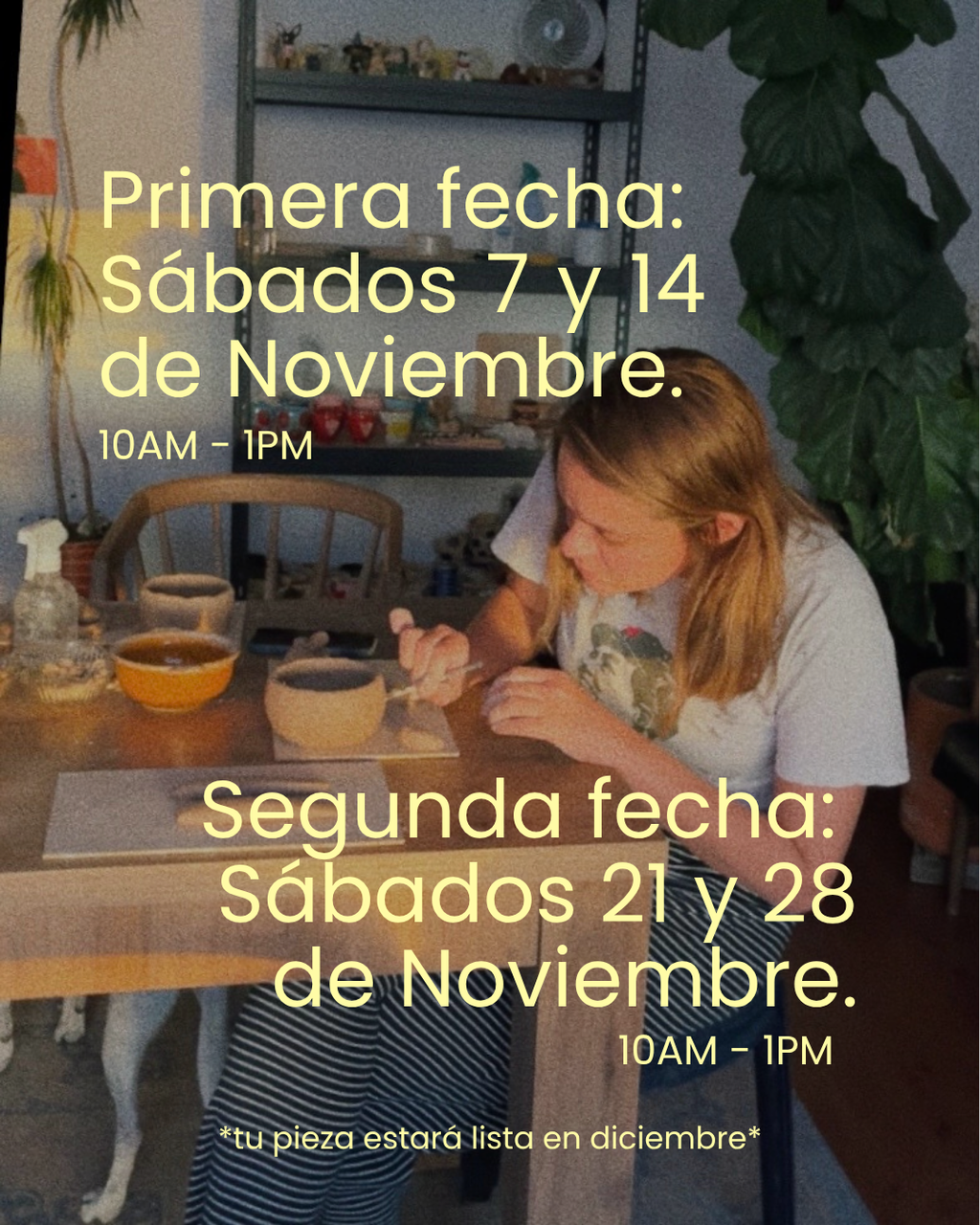 La sala de Sheila (clases de cerámica en Bogotá)