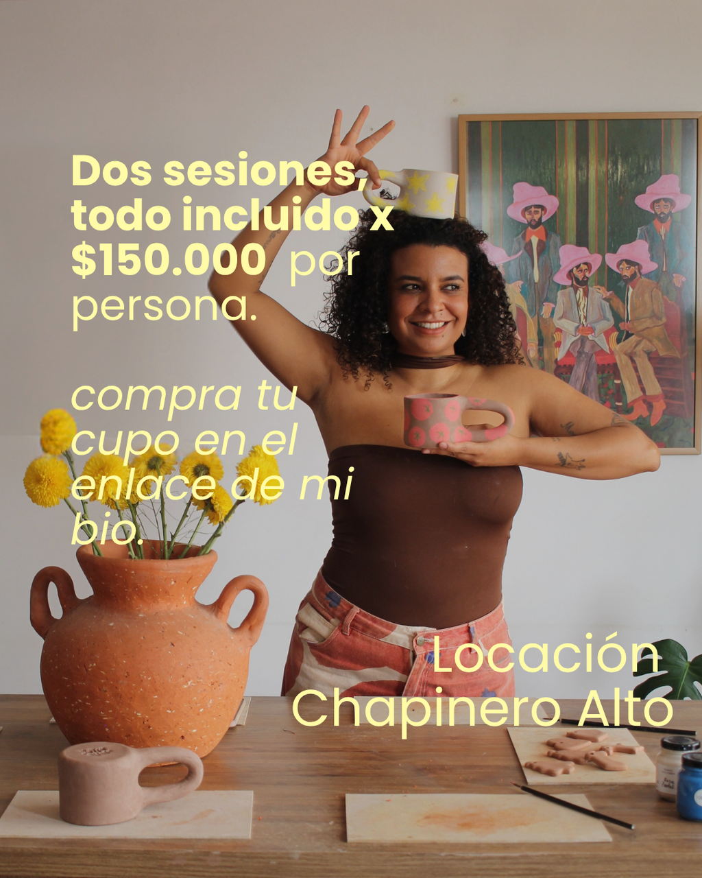La sala de Sheila (clases de cerámica en Bogotá)